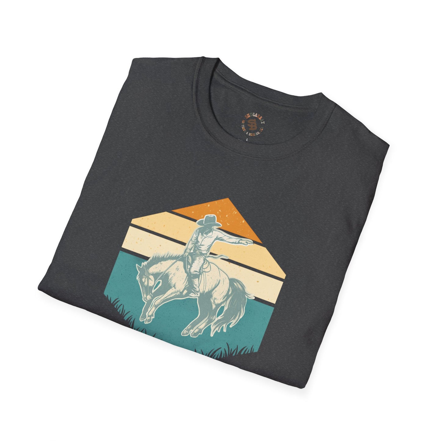 ShugarBay Ride Roam Repeat Mustang Sunset Tee