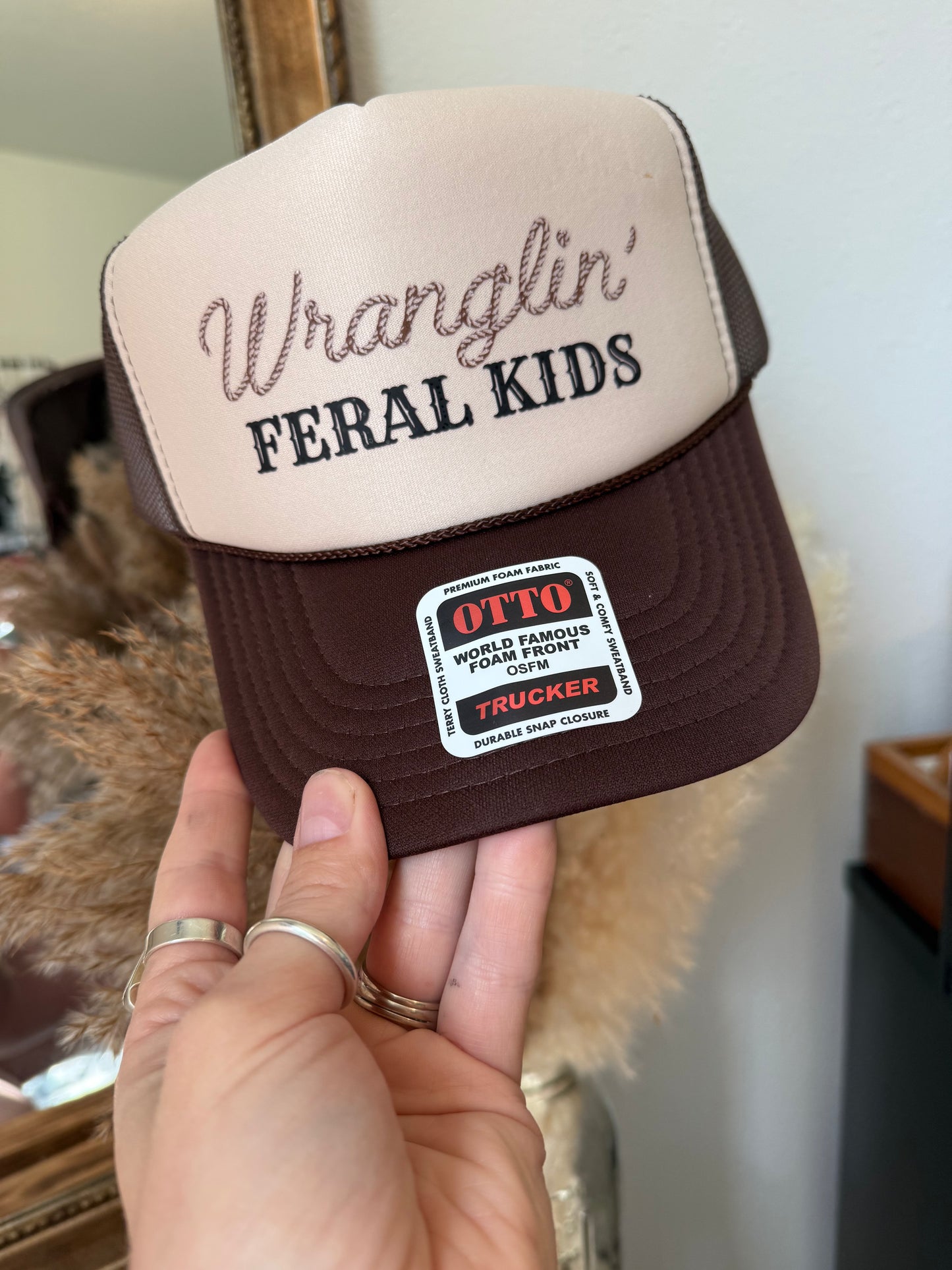 Wranglin' Feral Kids Trucker Hat
