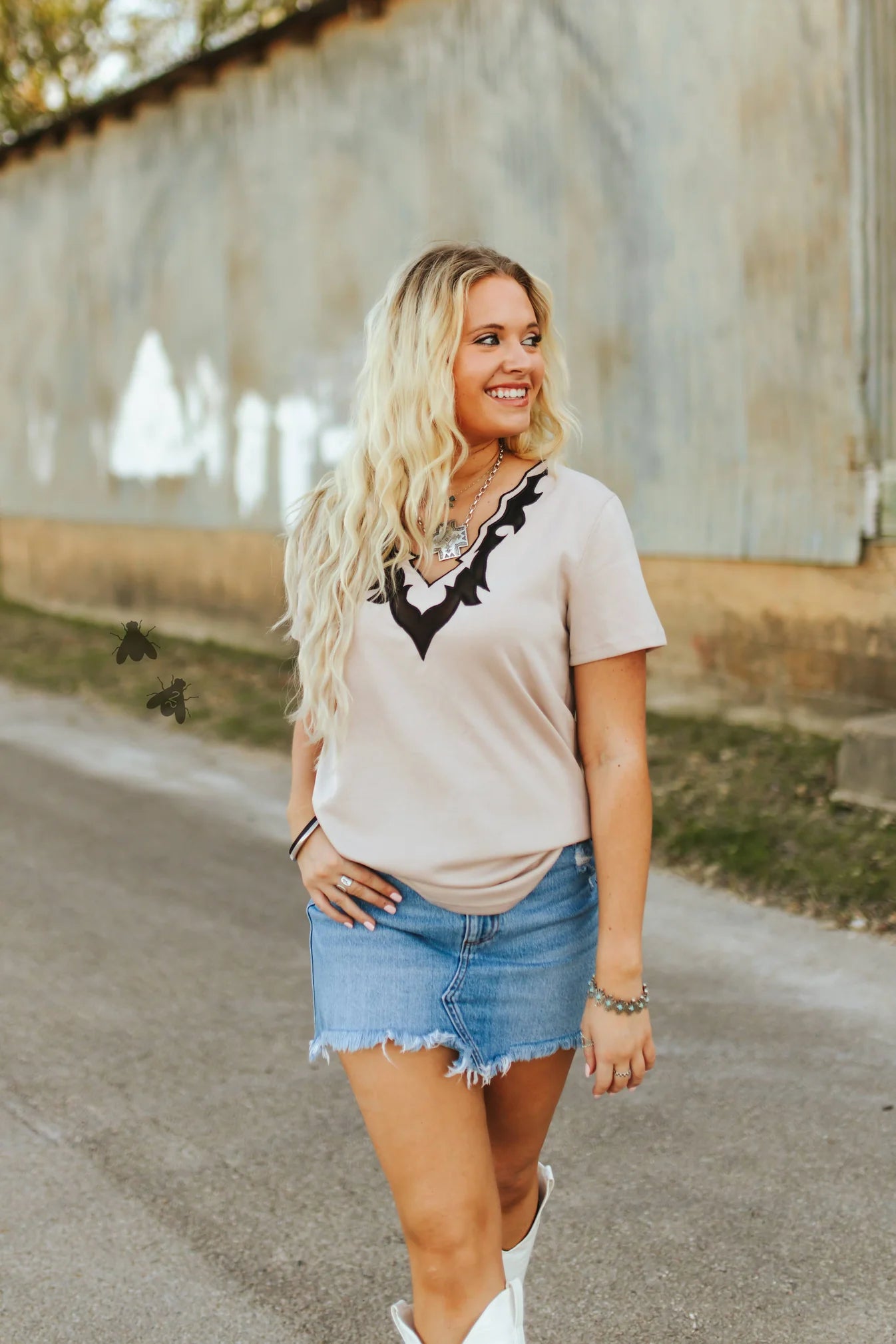 Wild Edge V-Neck Tee