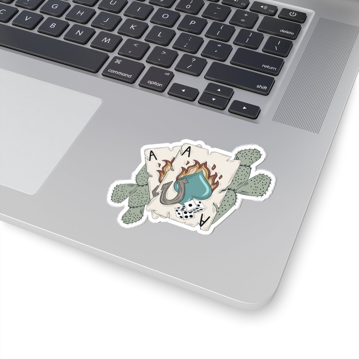Western Ace Cowgirl Sticker | Western Decal