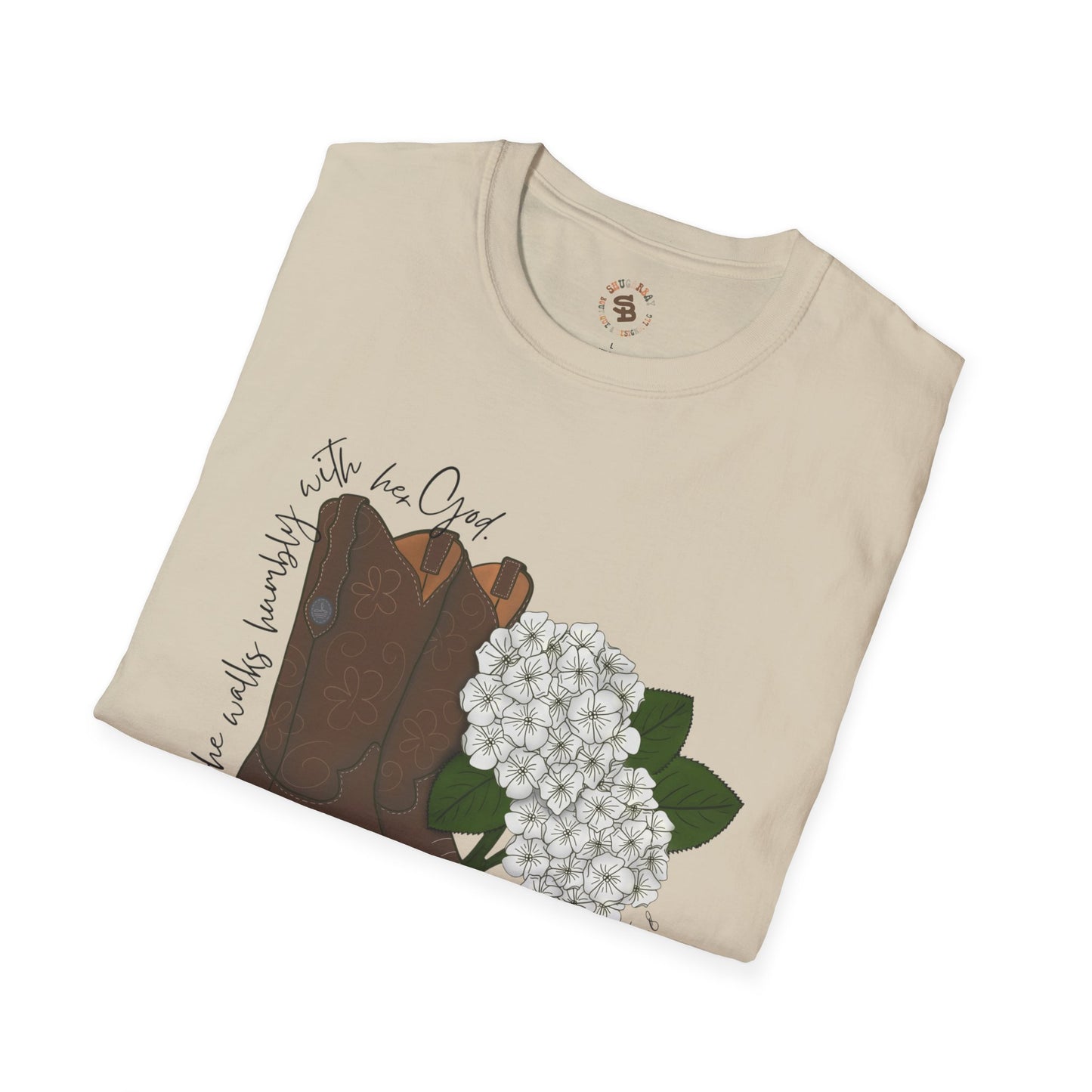 Walks Humbly With Her God T-Shirt