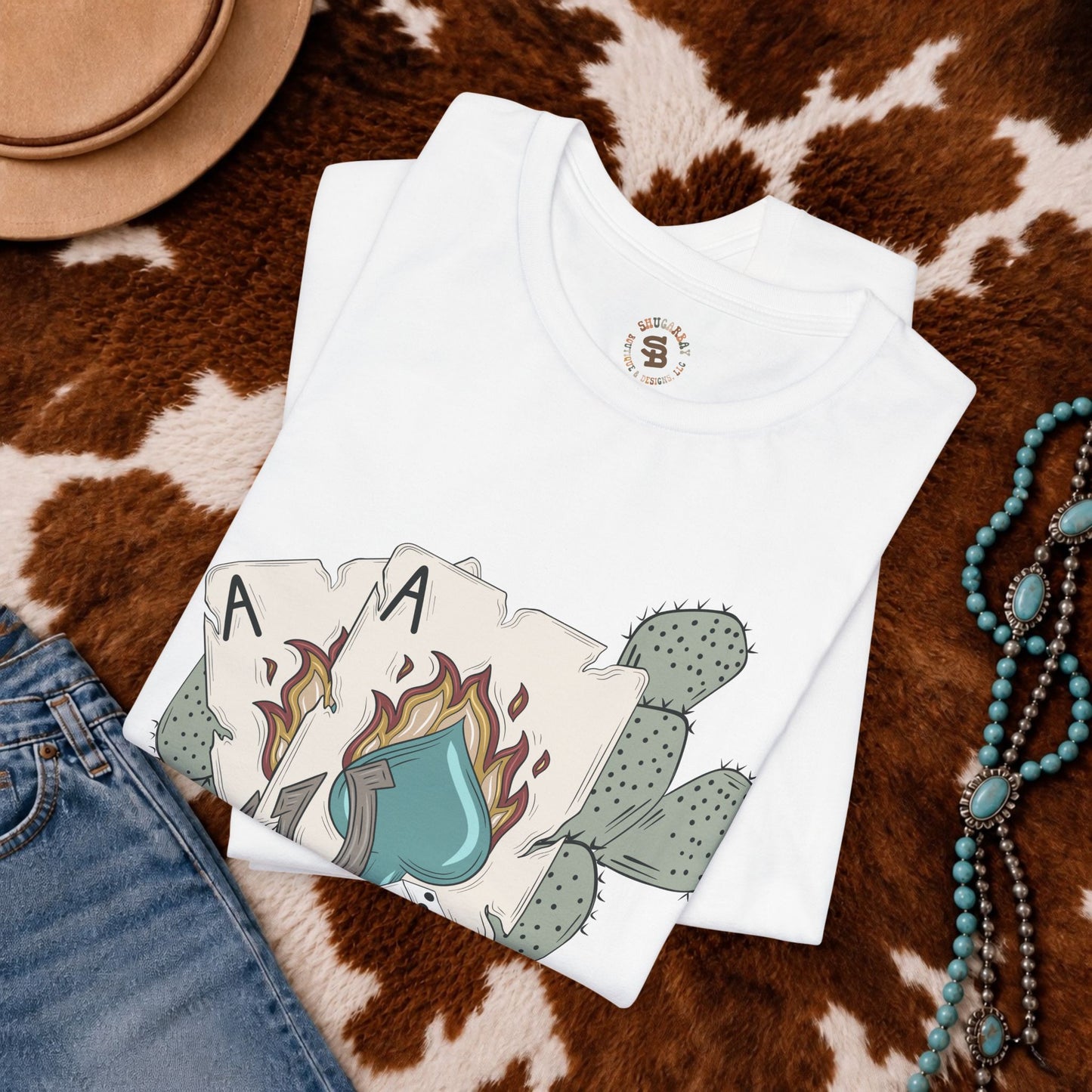 Lucky Cowgirl Graphic Tee