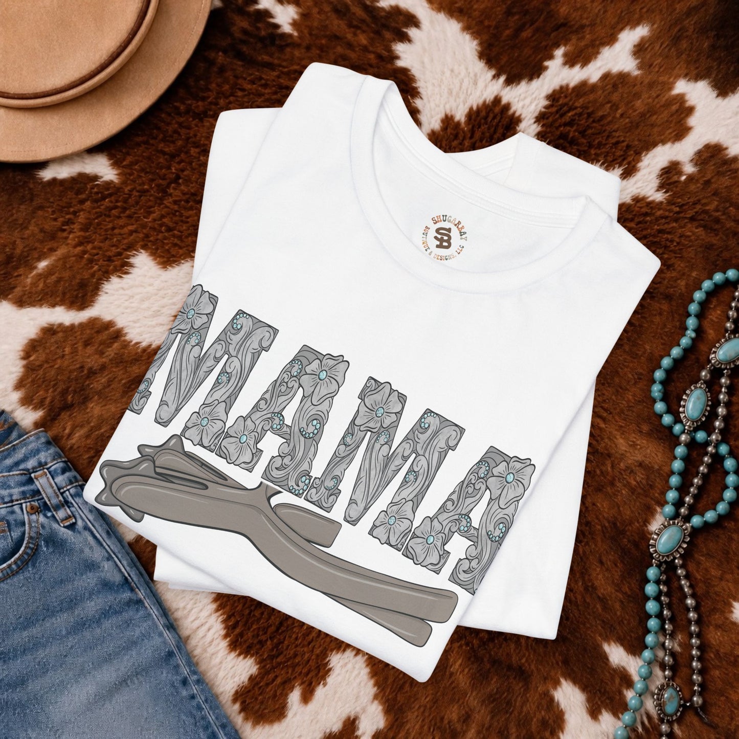 Mama Spurs Graphic Tee | Western Mama Shirt