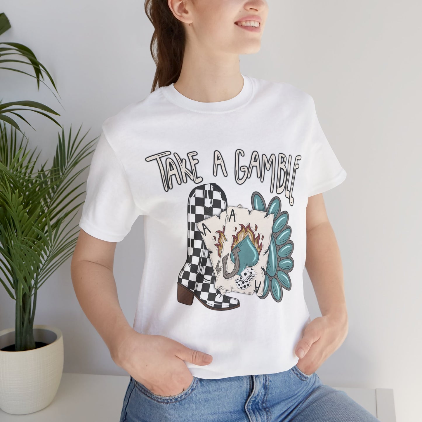 Take a Gamble Western Tee