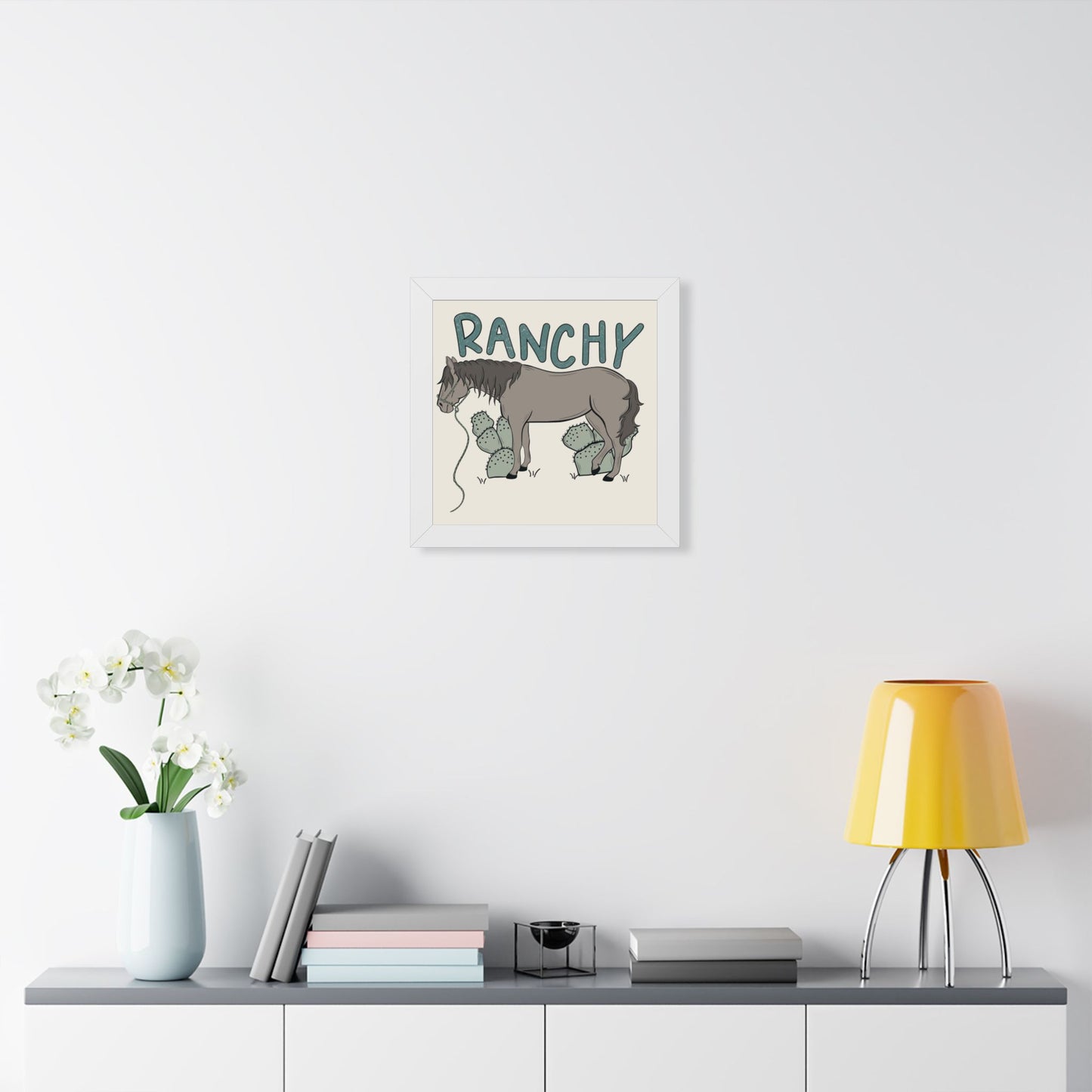 Ranchy Framed Poster — Western Cowgirl Wall Art