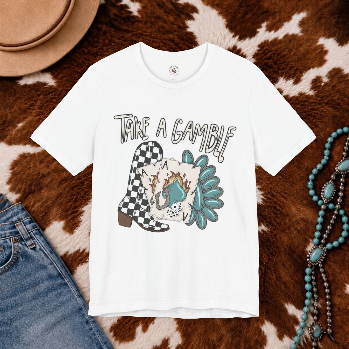 Take a Gamble Western Tee