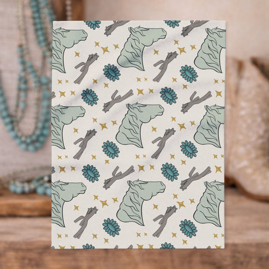 Sagebrush Cowgirl Throw
