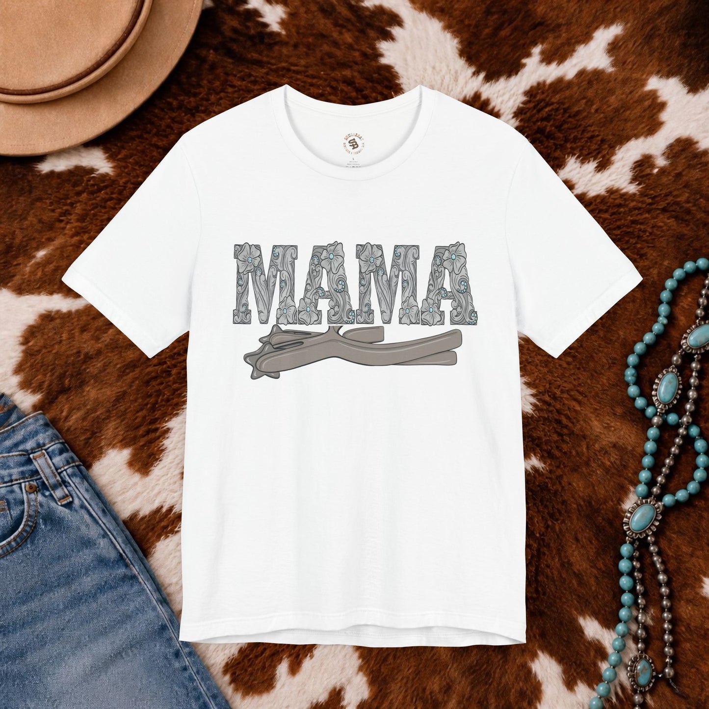 Mama Spurs Graphic Tee | Western Mama Shirt