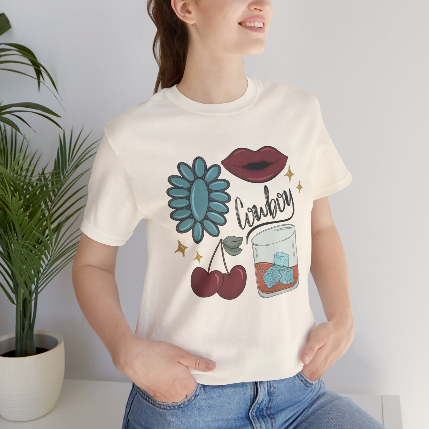 Wild Cherry Cowboy Tee
