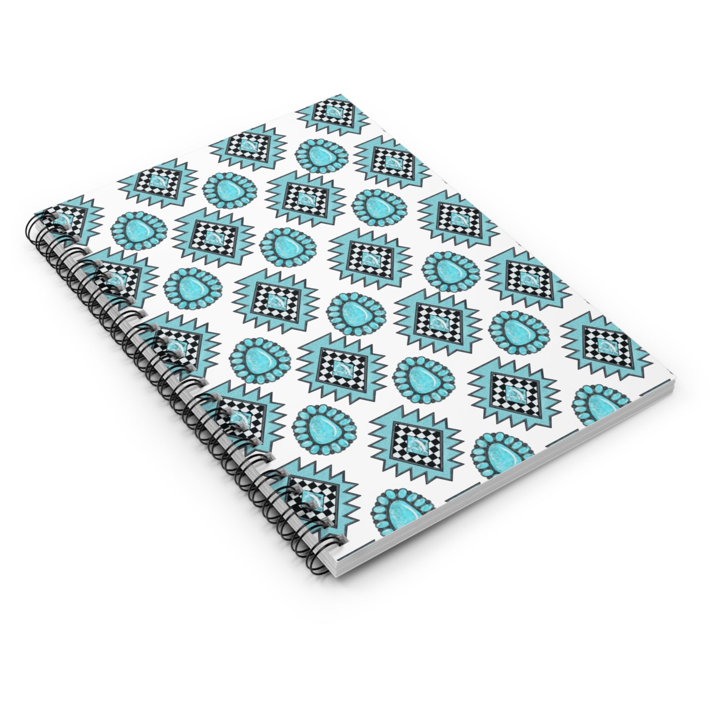 Turquoise Desert Aztec Notebook
