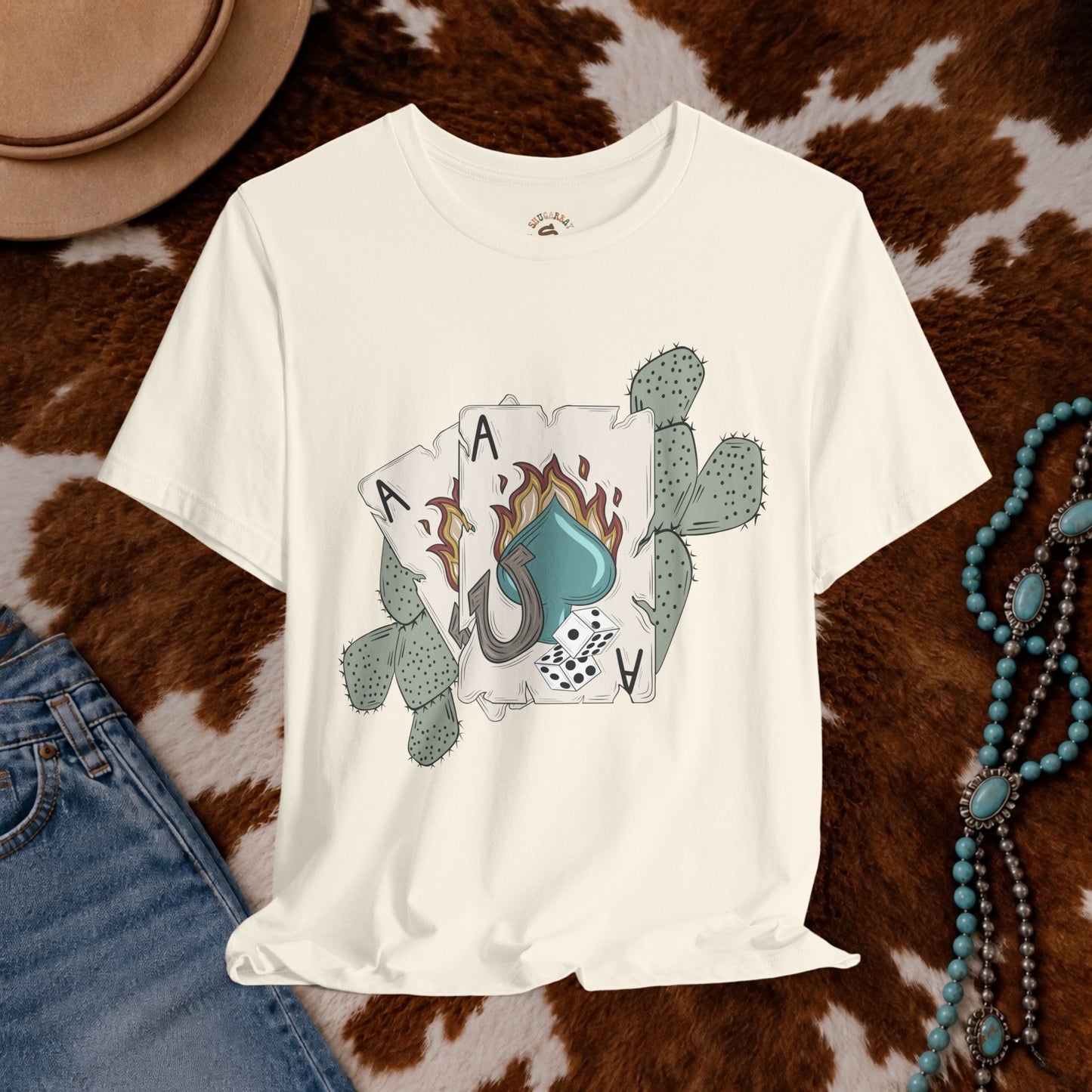 Lucky Cowgirl Graphic Tee