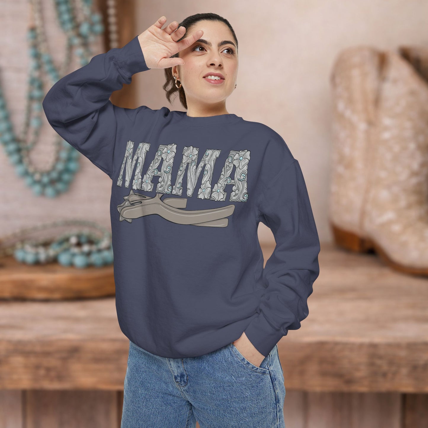 RANCHY Horse Sweatshirt | Western Cowgirl Crewneck