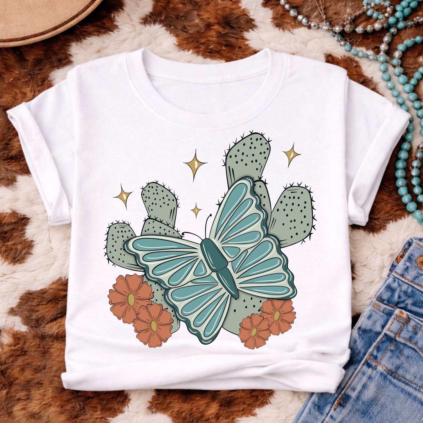 Desert Butterfly Graphic Tee