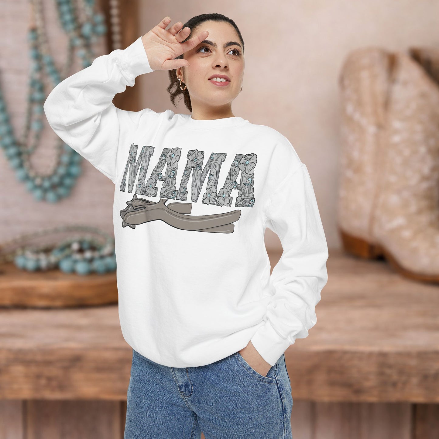 RANCHY Horse Sweatshirt | Western Cowgirl Crewneck