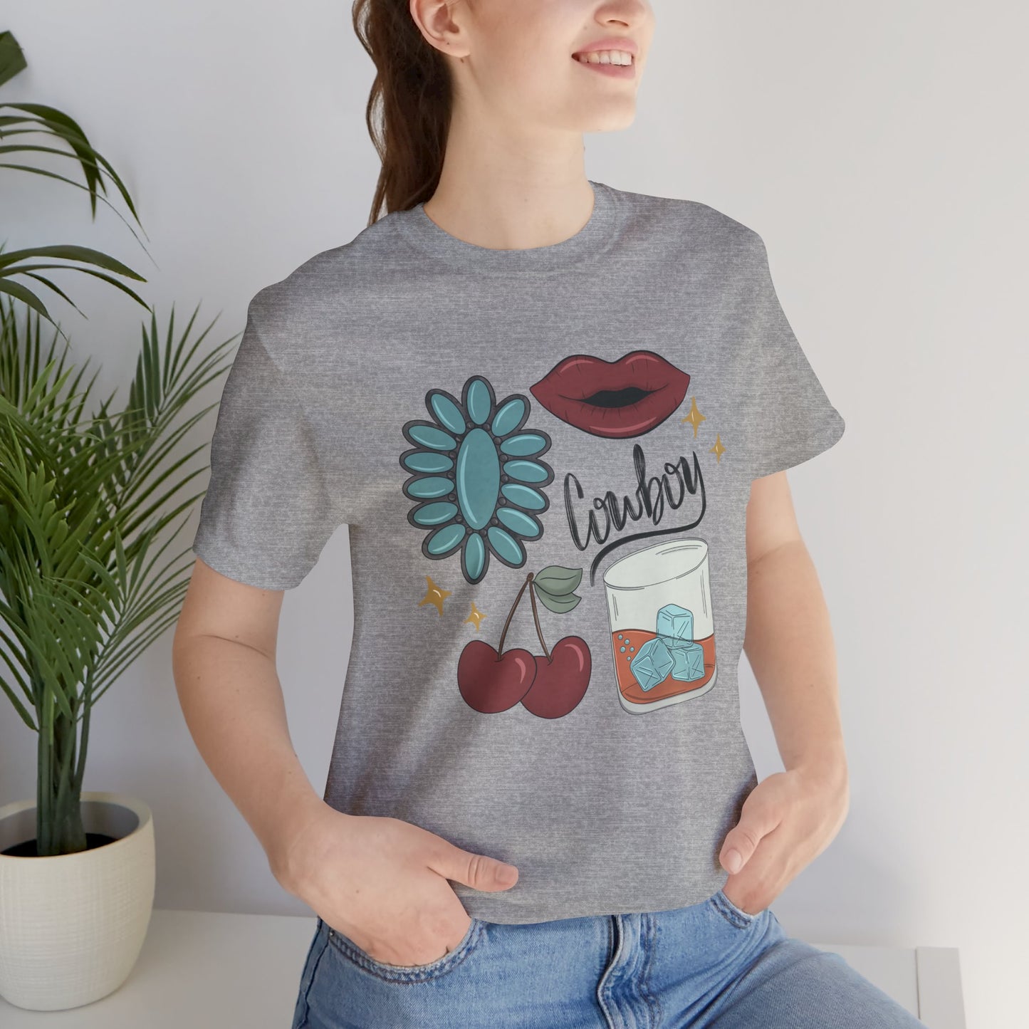 Wild Cherry Cowboy Tee