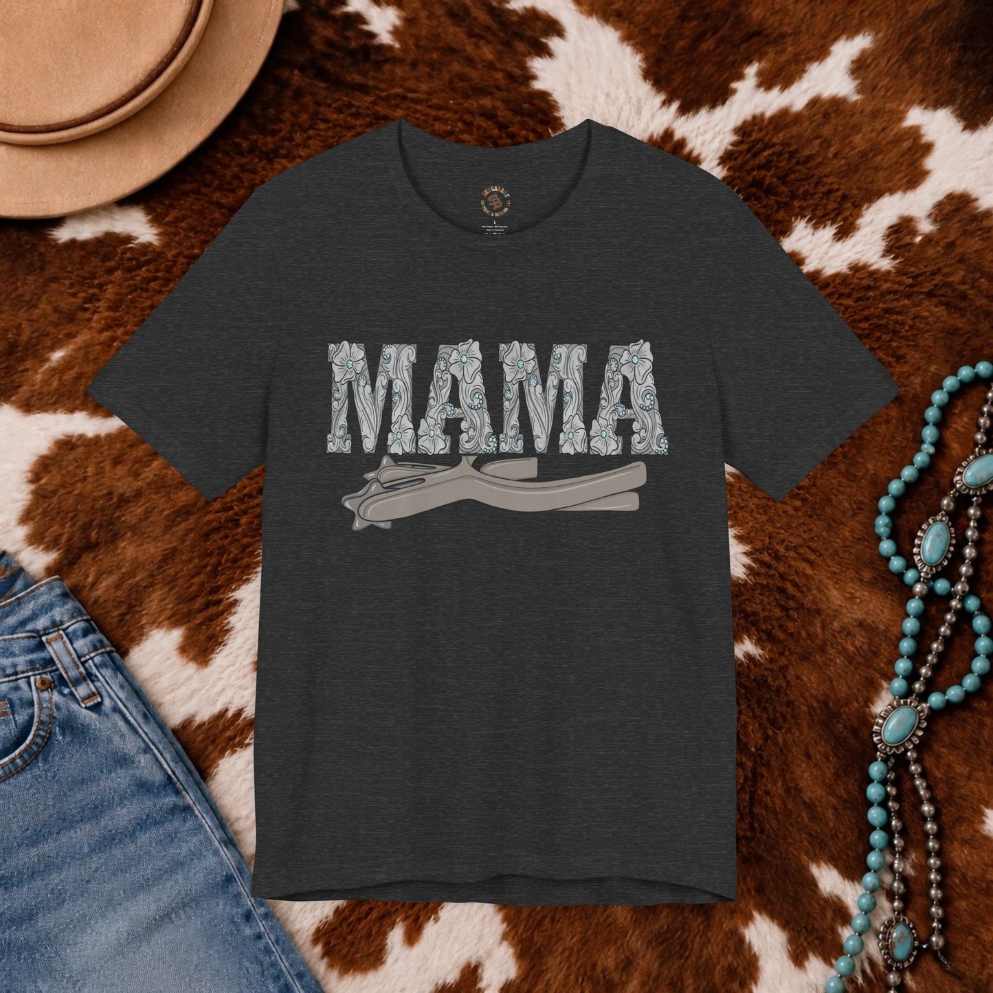 Mama Spurs Graphic Tee | Western Mama Shirt