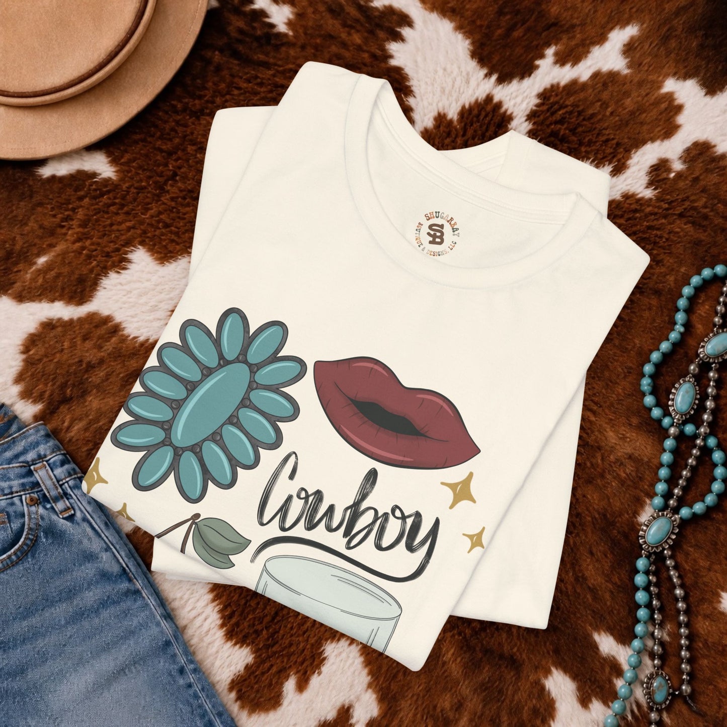 Wild Cherry Cowboy Tee