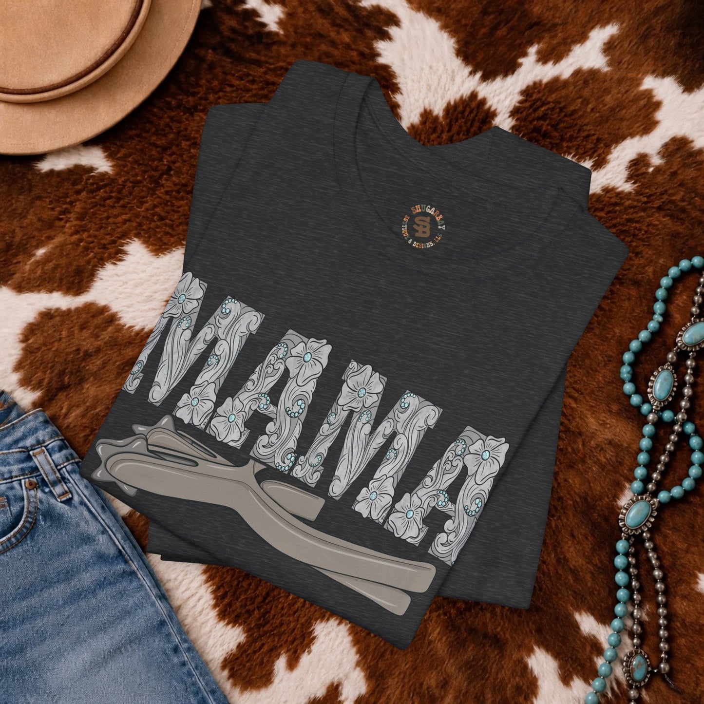 Mama Spurs Graphic Tee | Western Mama Shirt