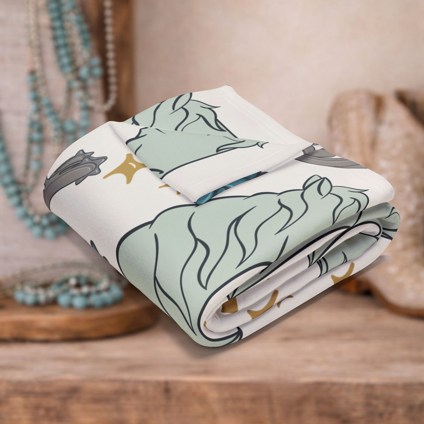 Sagebrush Cowgirl Throw