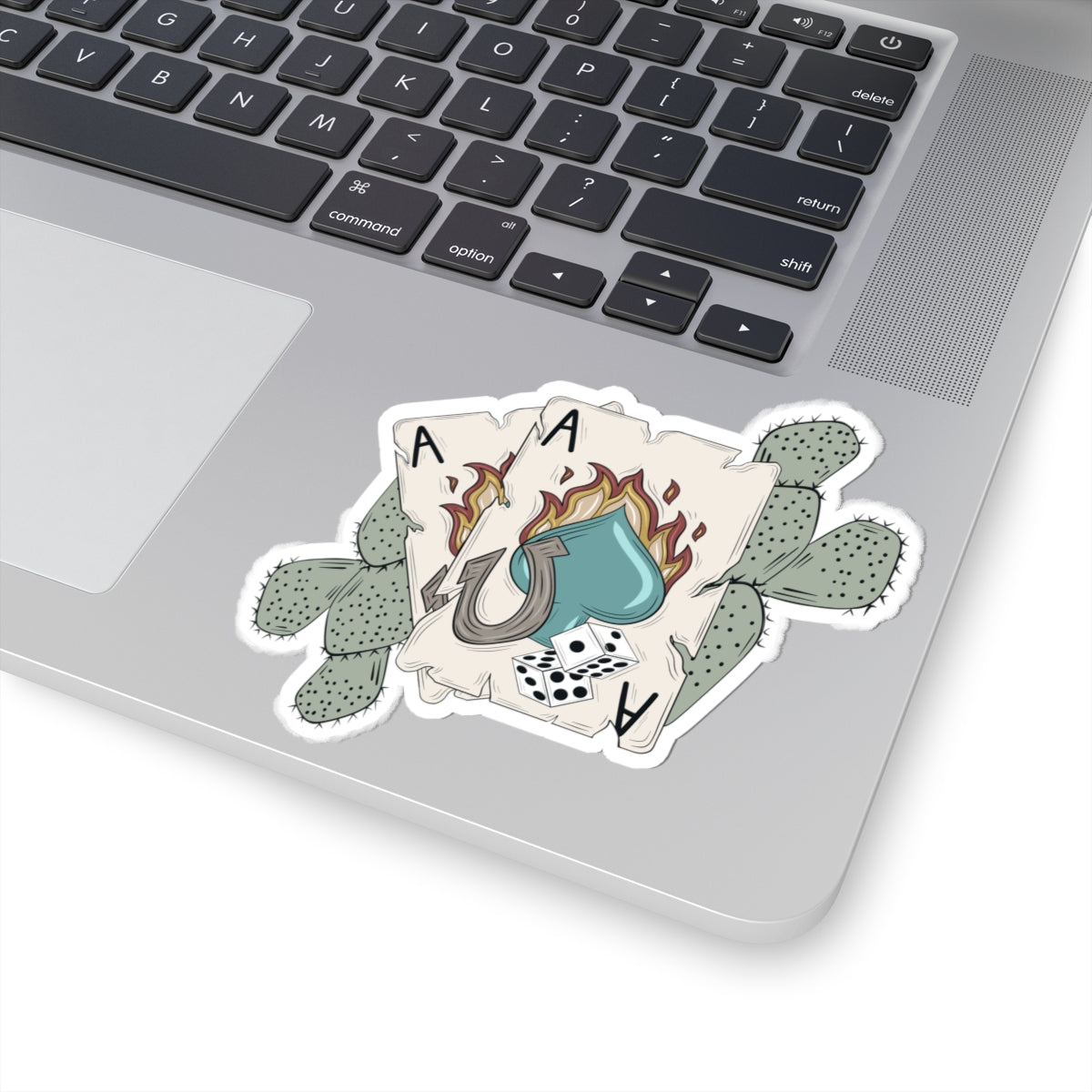 Western Ace Cowgirl Sticker | Western Decal