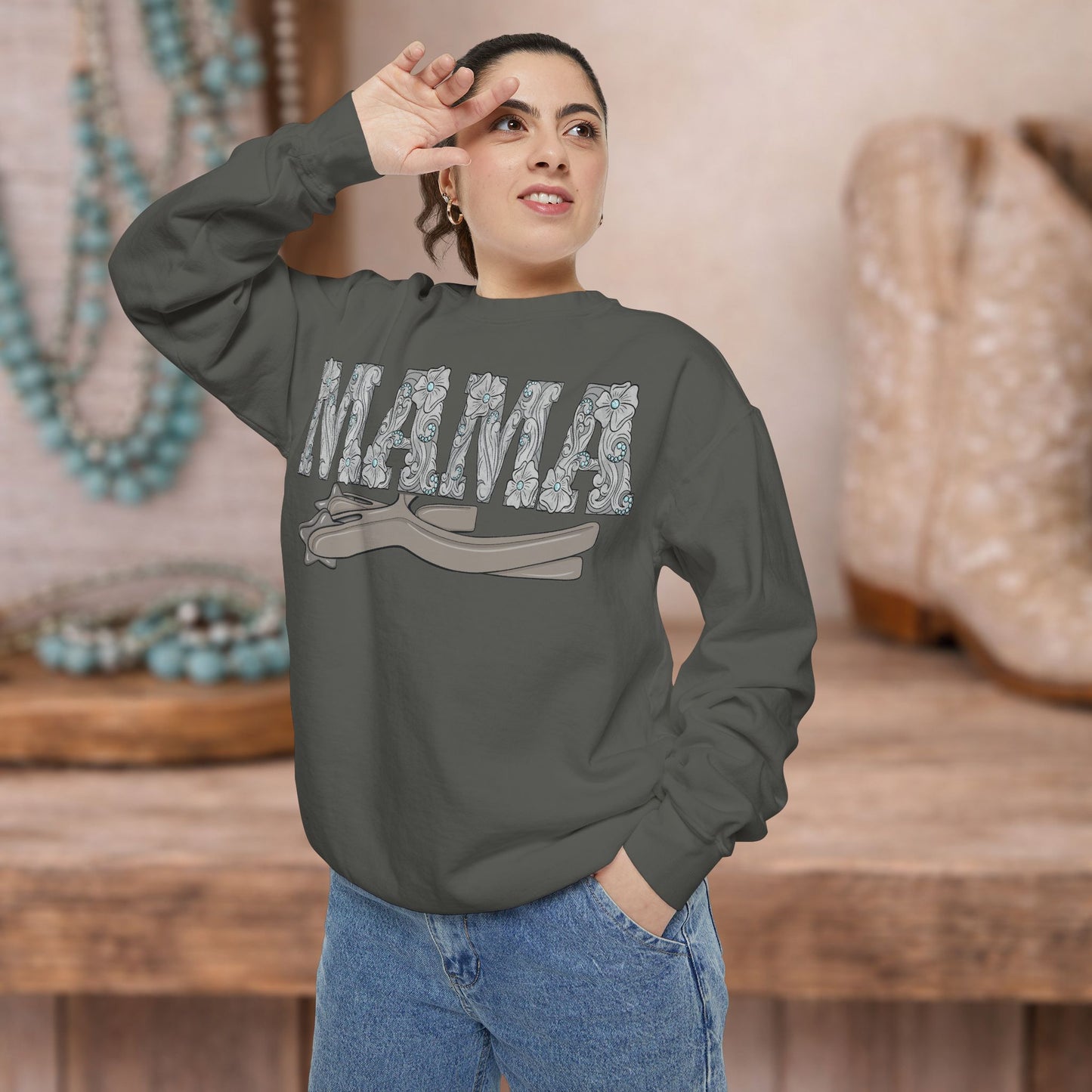 RANCHY Horse Sweatshirt | Western Cowgirl Crewneck