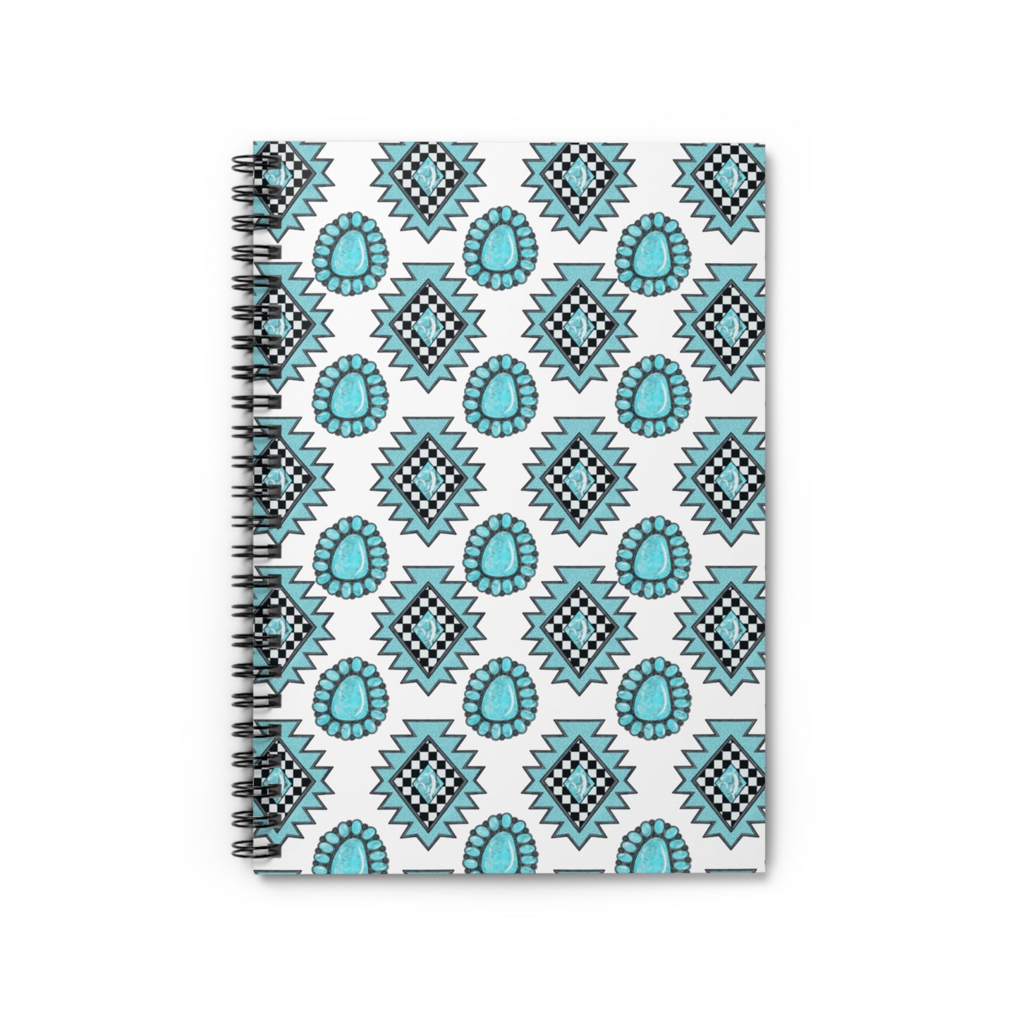 Turquoise Desert Aztec Notebook