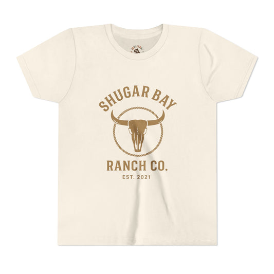 ShugarBay Longhorn Skull YOUTH Tee