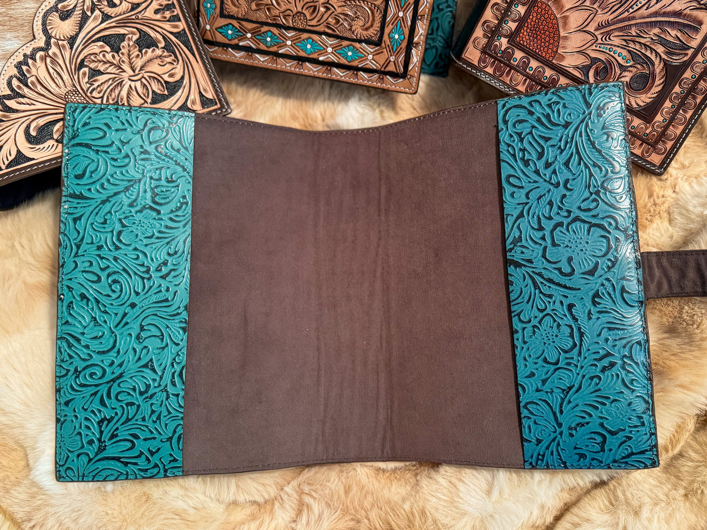 Floral Scrollwork Western Bible Cover