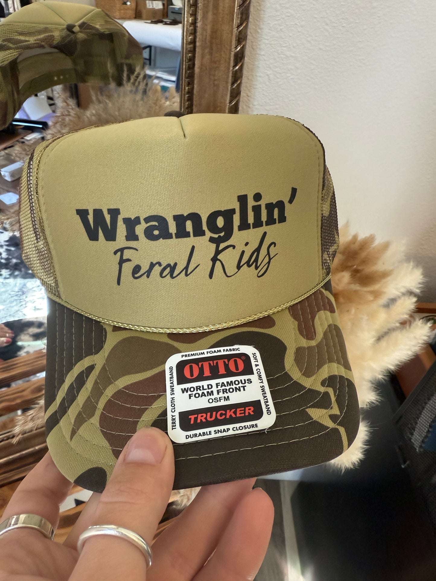 Wranglin' Feral Kids Trucker Hat