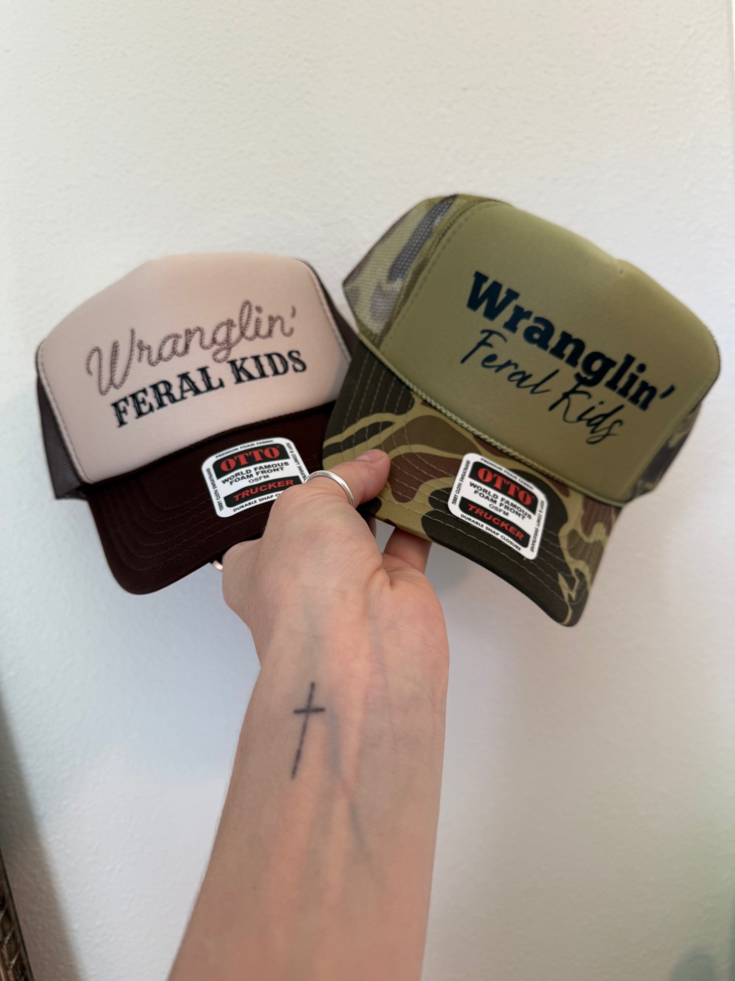 Wranglin' Feral Kids Trucker Hat