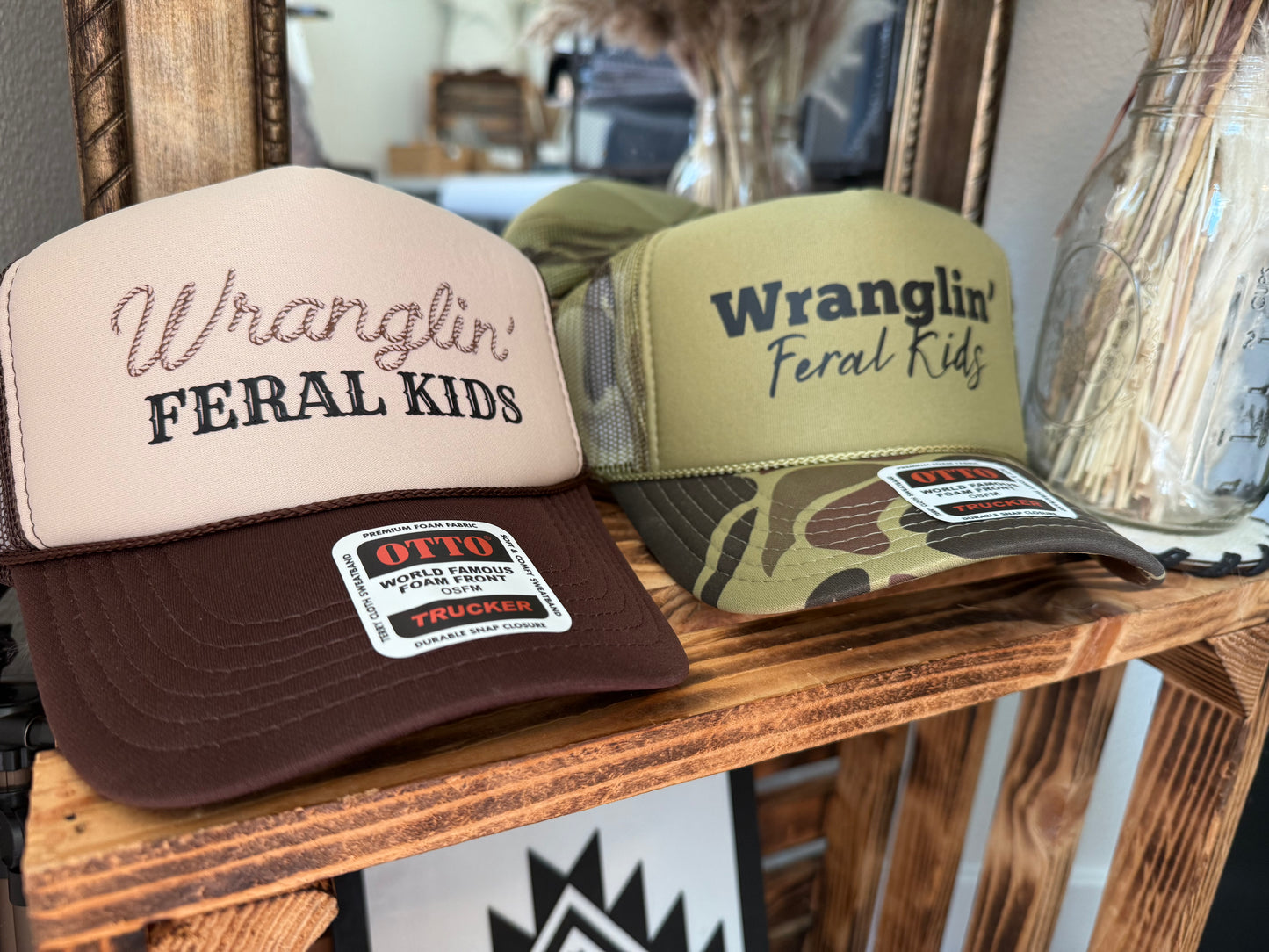 Wranglin' Feral Kids Trucker Hat