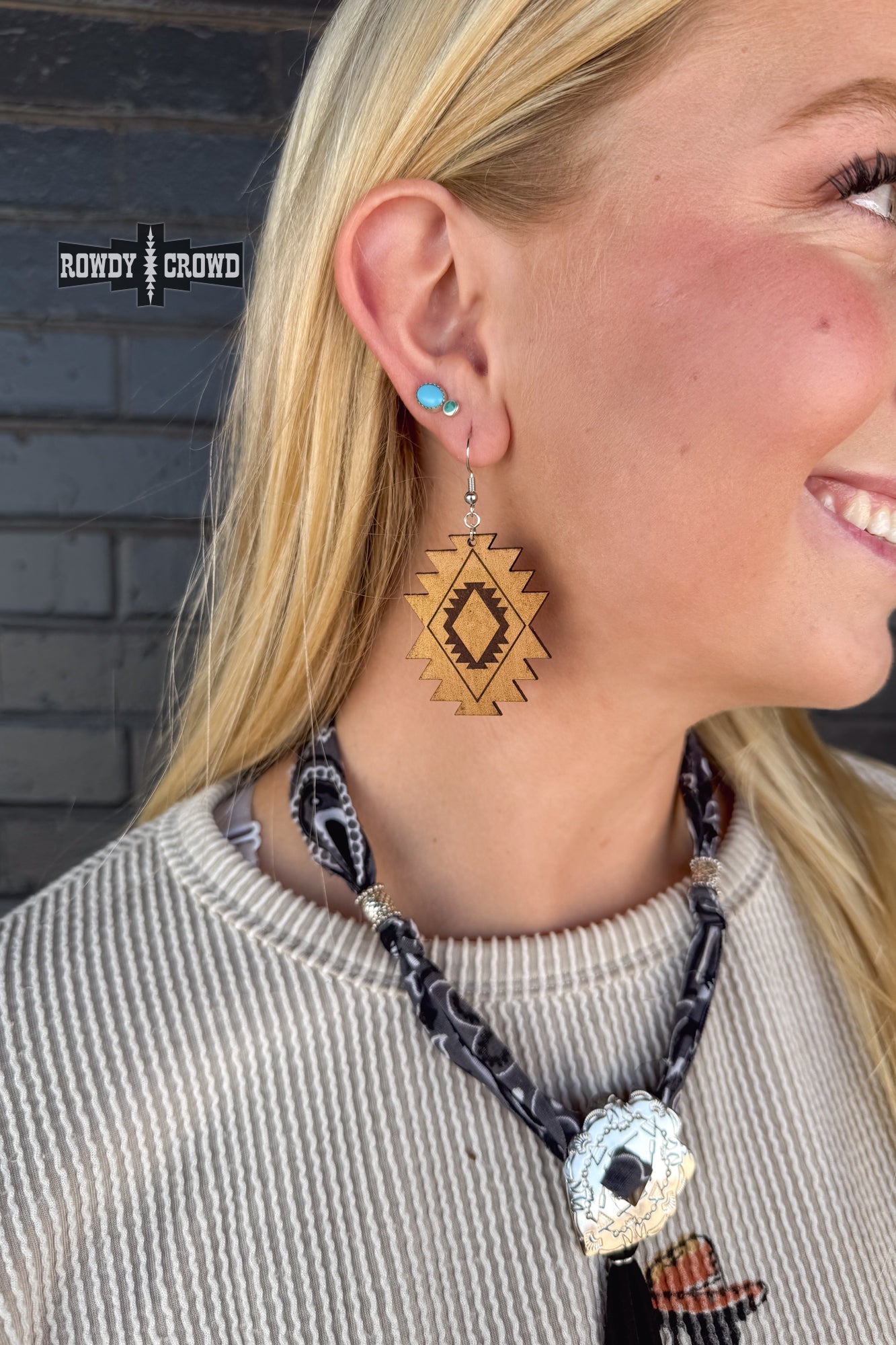 Aztec Cowgirl Earrings
