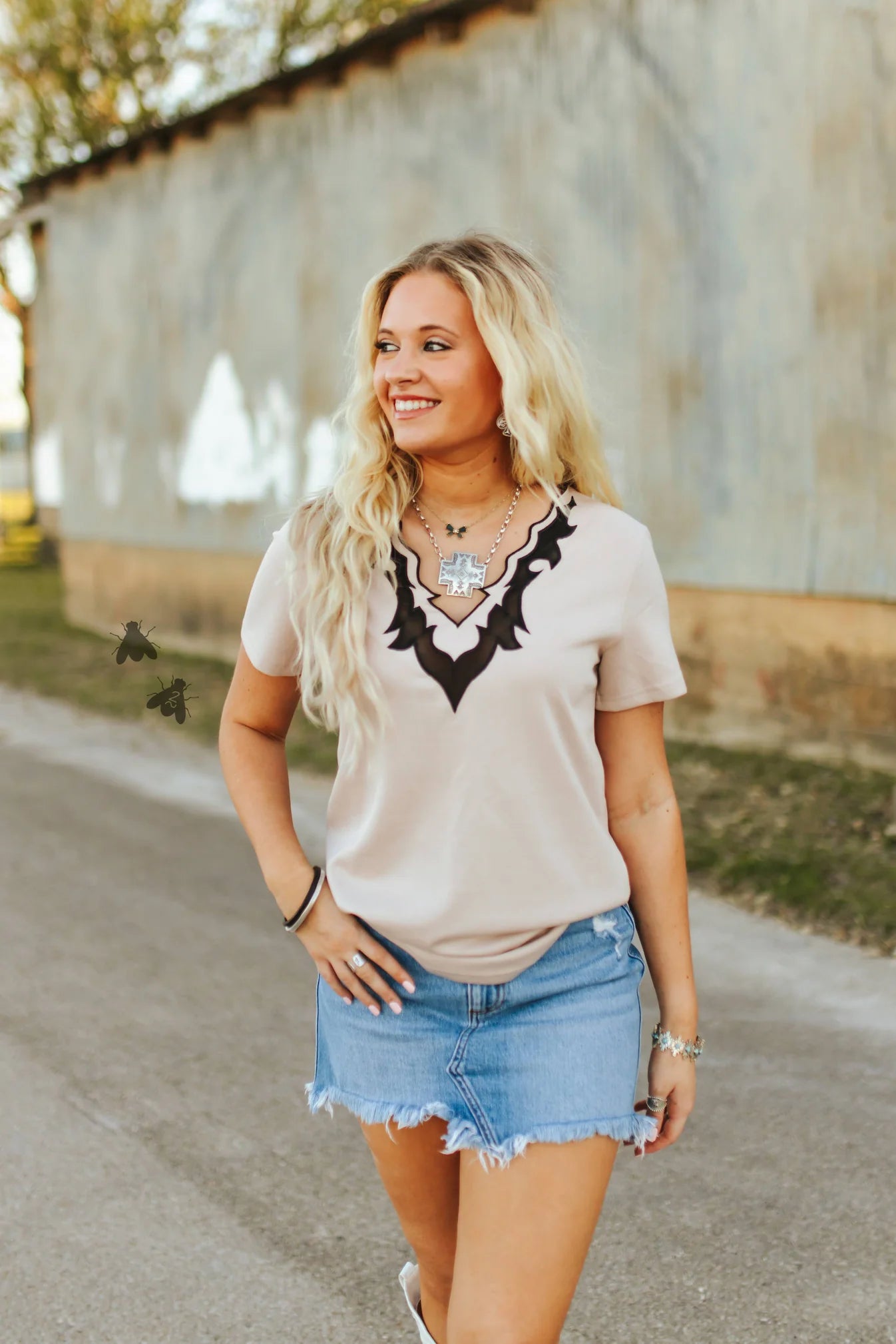 Wild Edge V-Neck Tee