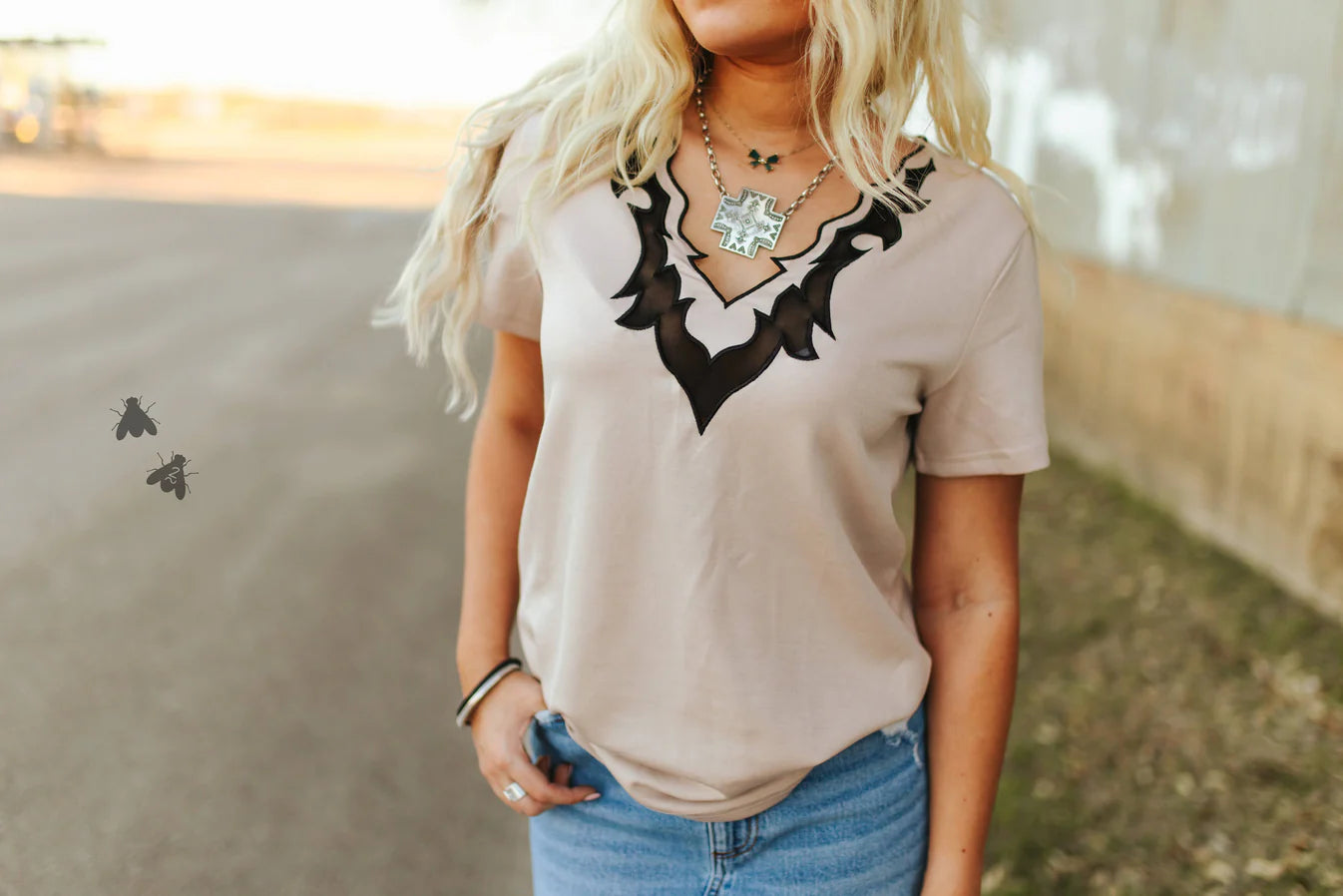 Wild Edge V-Neck Tee