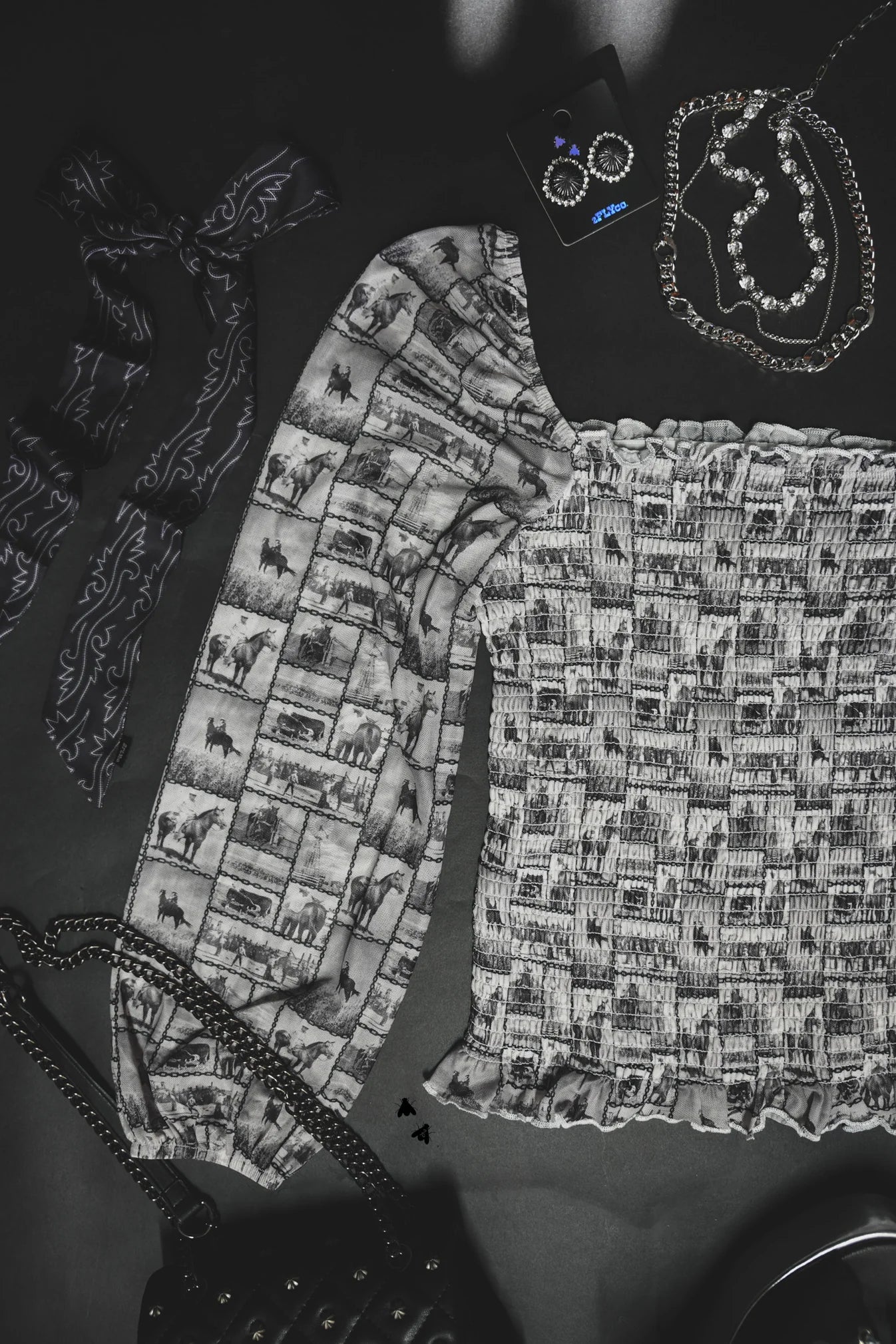 Saddle Song Smocked Blouse