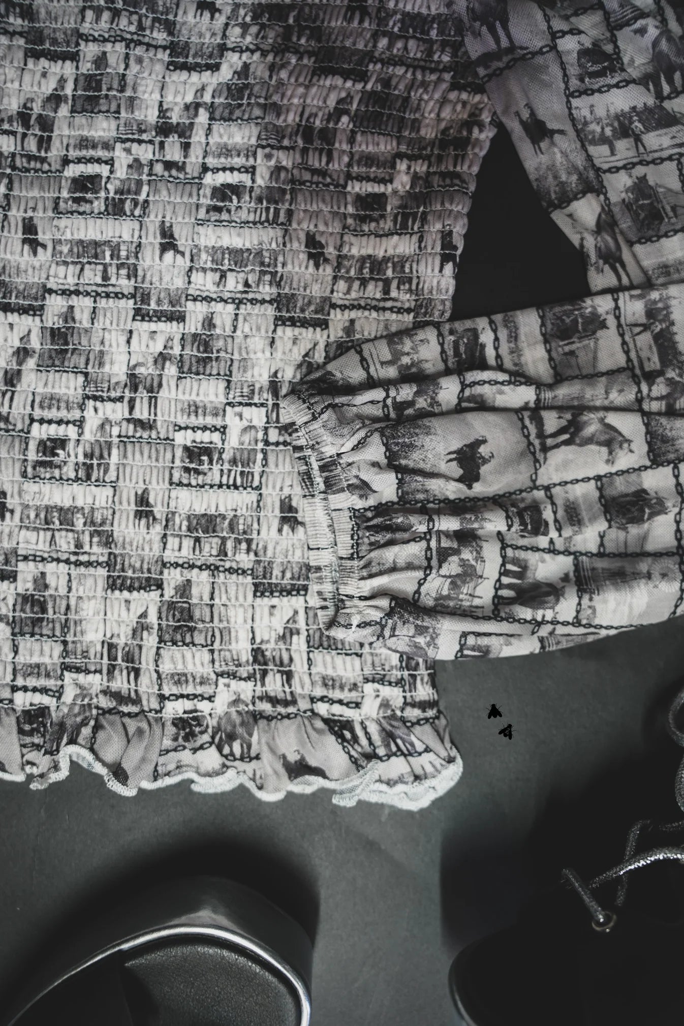 Saddle Song Smocked Blouse