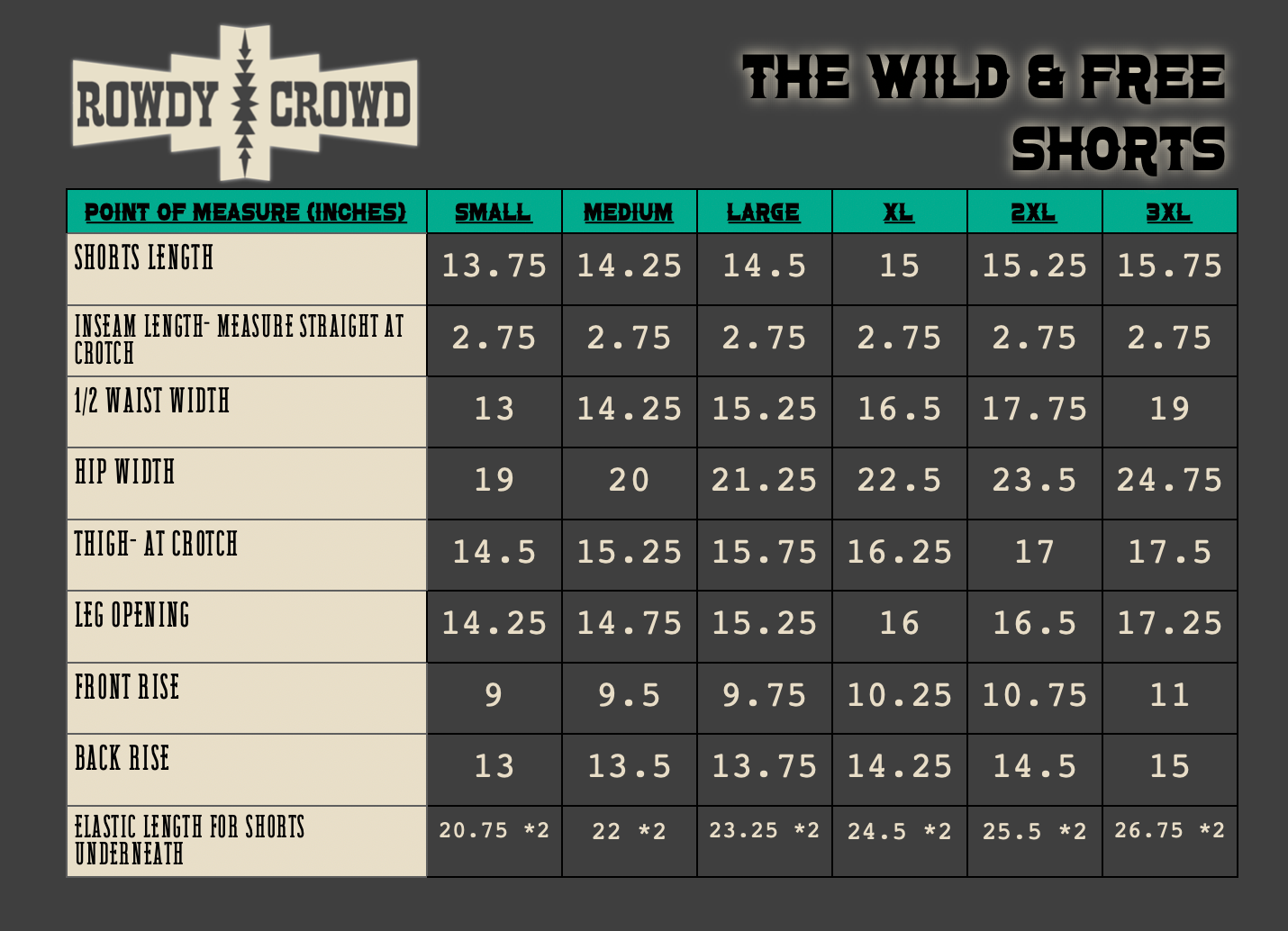 The Wild & Free Shorts